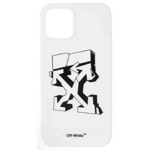 NIB $200 AUTHENTIC OFF WHITE ARROW GRAFFITI IPHONE 12 / 12 PRO MAX PHONE CASE